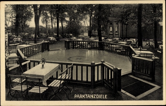 Ak Hartmannsdorf bei Chemnitz, Parktanzdiele