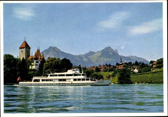 KP MS Beatus nad jeziorem Thun niedaleko Spiez w Oberlandzie Berneńskim