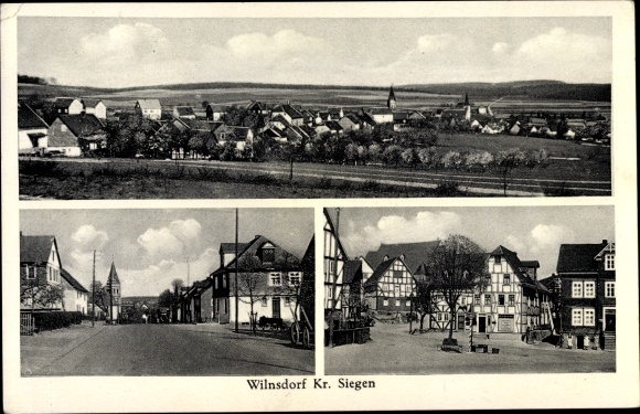 PC Wilnsdorf district of Siegen, town views