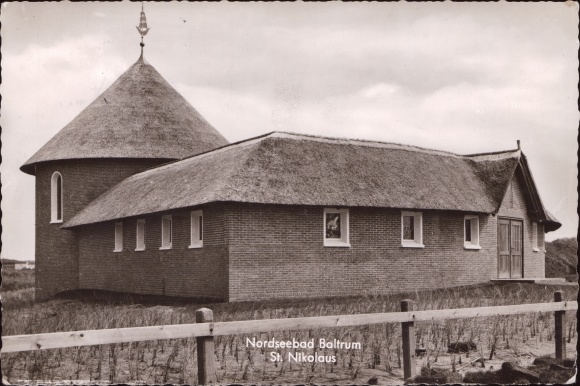 Postcard Insel Baltrum in Ostfriesland, St. Nikolaus