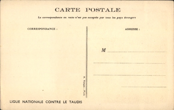 Artist Postcard Poulbot, Francisque, Mother needs the table for ironing