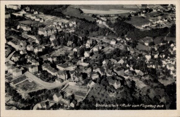 Postcard Volmarstein Wetter an der Ruhr, aerial photograph