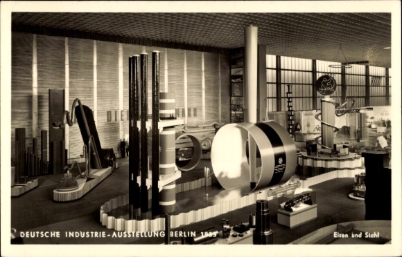 Ak Berlin, Duitse Industriële Tentoonstelling 1953, IJzer en Staal