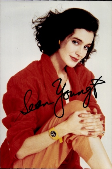 Zdjęcie aktorki Sean Young, autograf