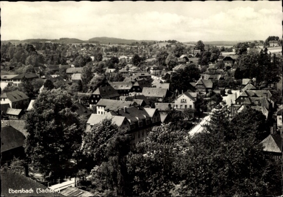 Postcard Ebersbach in Saxony, general view