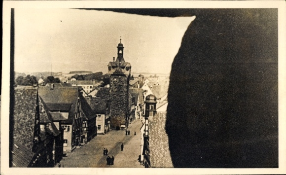 Postcard Herzogenaurach in Middle Franconia, partial view