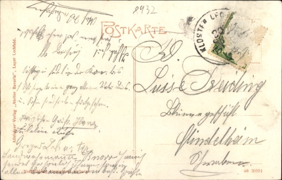 Artist PC Camp Lechfeld Graben Swabia, barrack camp, barracks, stone house, waterworks
