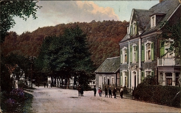 Ak Preyersmühle Wermelskirchen im Bergischen Land, Straßenpartie