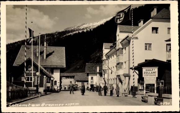 KP Gries am Brenner Tirol, granica Austria Włochy, urząd celny, góry