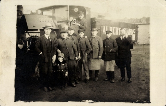 Photo PC Berlin, truck company Albert Marks, 1928