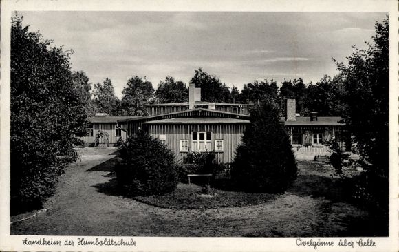 Postcard Ovelgönne Hambühren, country home of the Humboldt School