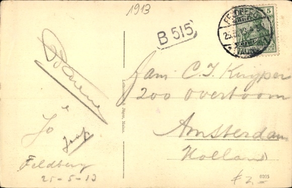 Postcard Niederreifenberg Schmitten im Taunus, Großer Feldberg, Feldberg Tower