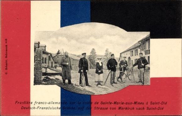 PC Sainte Marie aux Mines Markirch Alsace Haut Rhin, German-French border, Saint Dié