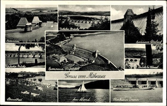 10 old PCs Möhnesee Soest in NRW, various views
