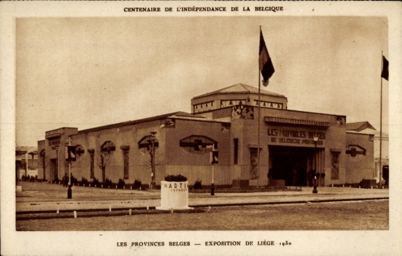 Postcard Liège Liège Wallonia, World Exhibition 1930, The Belgian Provinces