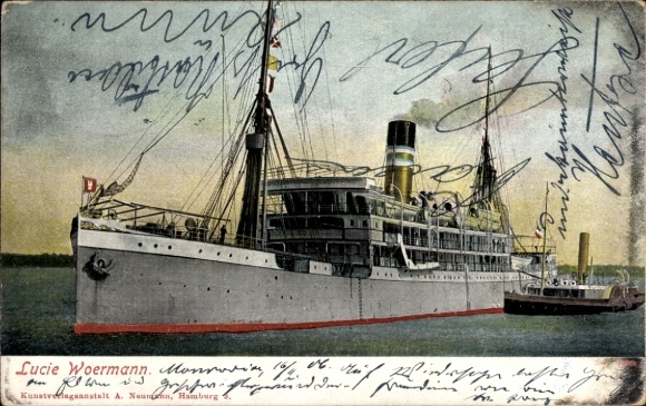 PC steamship Lucie Woermann, Woermann Line