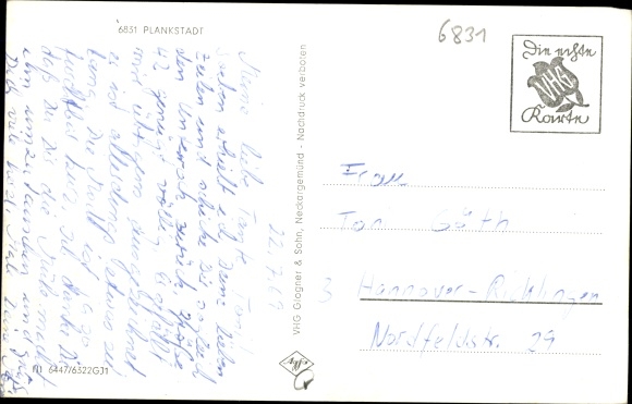 KP Plankstadt w Palatynacie Elektoralnym, widok ogólny, widoki częściowe