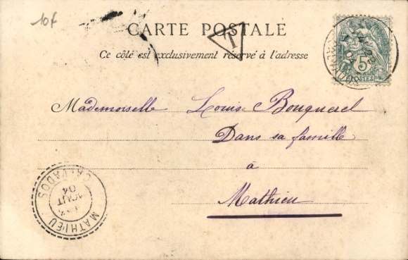 Postcard Ouistreham Riva Bella Calvados, Rue de la Mer