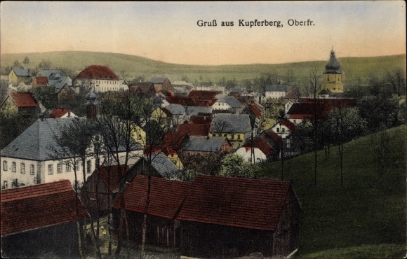 Ak Kupferberg in Opper-Franken, algemeen beeld