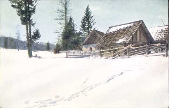 Postcard Mönichkirchen in Niederösterreich, Mönichkirchner Schwaig, Winter