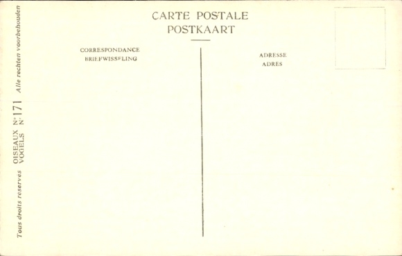 Artist PC Dupond, Hub., Alauda arvensis, Skylark, No. 171