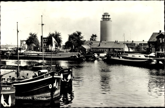 Postcard Terneuzen Zeeland Niederlande, Oostkolk