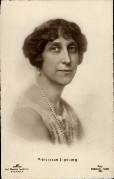 Postcard Princess Ingeborg, Ingeborg of Denmark, Princess of Sweden