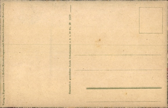 Postcard Helsa in Hessen, Panorama
