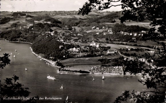 Ak Woffelsbach Simmerath in der Eifel, Rurtalsperre
