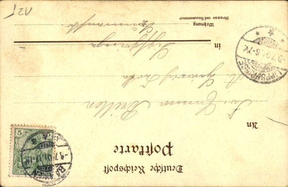 Chromo-Litho Wuppertal in North Rhine Westphalia, Murmelbachtal, Pilgerheim