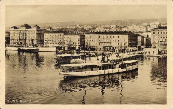KP Rijeka Fiume Chorwacja, Molo Adamich