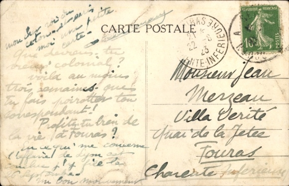 Postcard Bourgtheroulde Eure, Thuit-Hebert, town hall, school