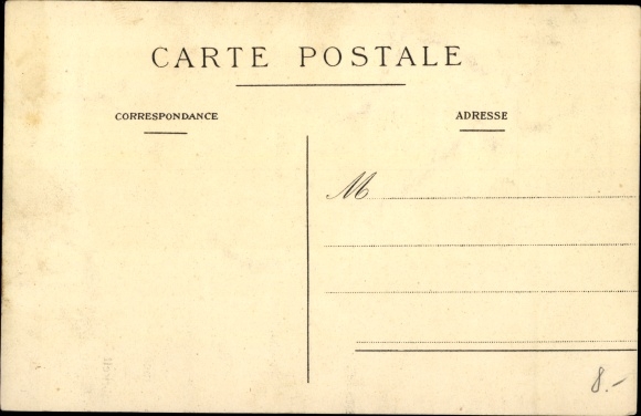 Postcard Monte-Carlo Monaco, roulette, ten chances combined differently