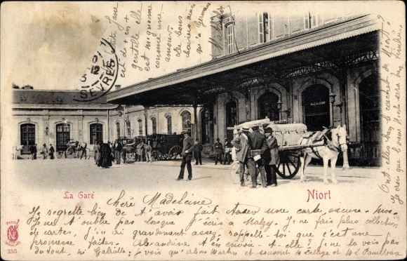 Ak Niort Deux Sèvres, La Gare