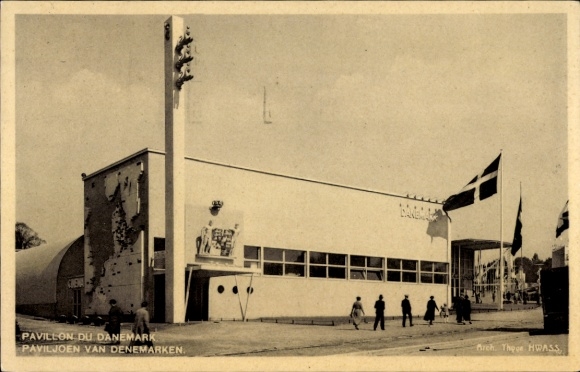 KP Bruksela Bruksela, wystawa 1935, pawilon duński