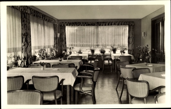 Postcard Wulfsen in Lower Saxony, inn and pension, interior view