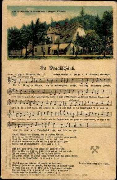 30 individual song cards, Anton Günther