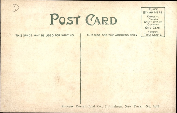 Postcard New York City USA, Elevated RR Curve at 110th Street