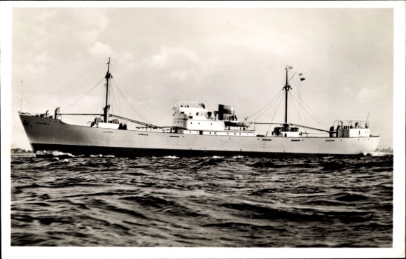 Photo Postcard cargo ship, Oldenburg-Portuguese Steamship Company OPDR