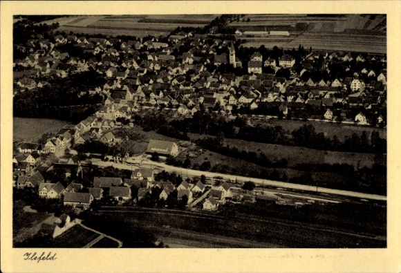 Ak Ilsfeld in Württemberg, Fliegeraufnahme