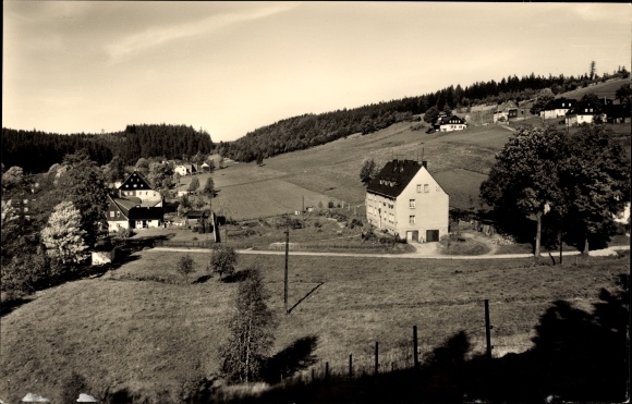 Ak Morgenröthe Rautenkranz in Vogtland, panorama