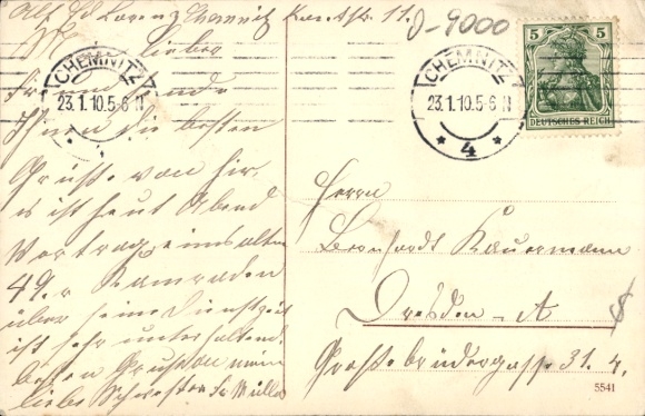 Postcard Chemnitz in Saxony, soldiers' home, billiard room, reading room, non-commissioned officer's room