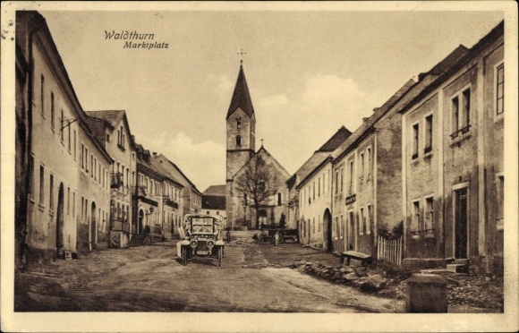 PC Waldthurn in the Upper Palatinate, market place