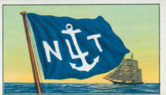 Collective picture shipping company flags of the world merchant fleet No. 320, Navigazione Libera Trestina Soc. Trieste