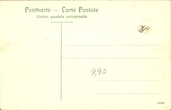 Artist Postcard Berchtesgaden in Upper Bavaria, Watzmann family, mountain faces