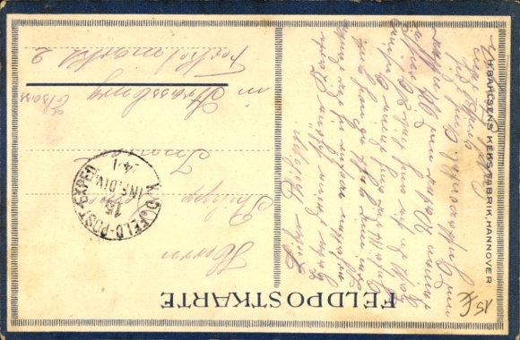 Artist Postcard Koken, Aenne, H. Bahlsens Biscuit Factory Hanover, Sailors, Imperial Navy, I. WK