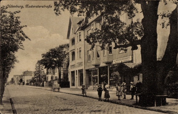 Ak Oldenburg im Großherzogtum Oldenburg, Nadorsterstraße