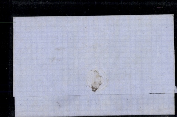 Michel No. 8 "Skara 1866", complete folded letter
