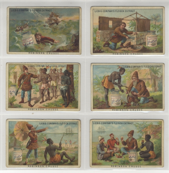 Liebig Pictures Series A 71 Robinson Crusoe 1883