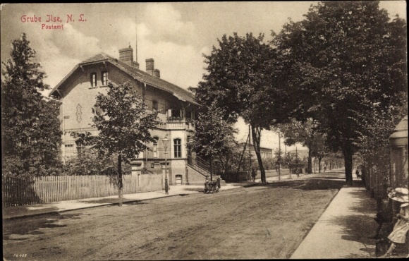 PC Bückgen Großräschen in Lower Lusatia, Ilse mine, post office